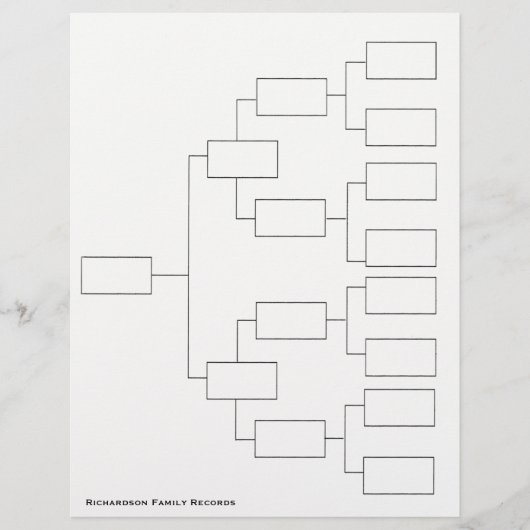 4世代系図学系統シート チラシ (正面)