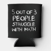 4人のうち5人が数学に苦労 缶クーラー (正面)