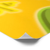 4人のうち5人の数学のジョーク ポスター (角)