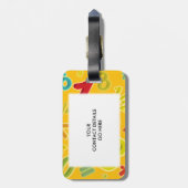 4人のうち5人の数学のジョーク ラゲッジタグ (裏面縦)