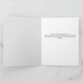 4人のおもしろいゴルファー漫画イラストレーション カード (内部)