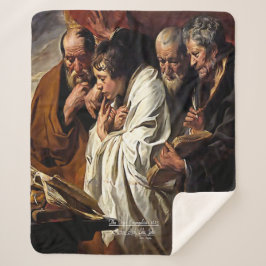 4人のエヴァンゲリストはマタイ・マーク・ルーク・ジョン シェルパブランケット