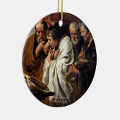 4人のエヴァンゲリストはマタイ・マーク・ルーク・ジョン セラミックオーナメント (右)