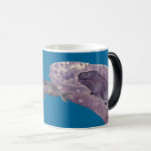 4人のコククジラのベビーおよび母カスタマイズ可能なマグ モーフィングマグカップ (正面右)