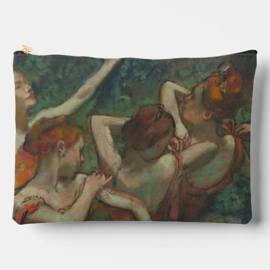 4人のダンサー、印象派絵を描家、エドガー・デガ アクセサリーポーチ (正面)