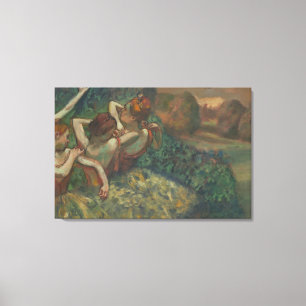 4人のダンサー、印象派絵を描家、エドガー・デガ キャンバスプリント