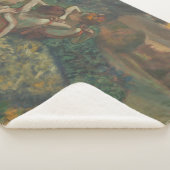 4人のダンサー、印象派絵を描家、エドガー・デガ シェルパブランケット (3/4)