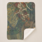 4人のダンサー、印象派絵を描家、エドガー・デガ シェルパブランケット (正面)