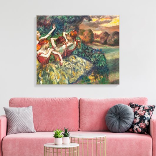 4人のダンサー | Edgar Degas | キャンバスプリント (インサイチュ (リビング))