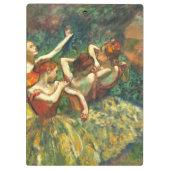 4人のダンサーEdgar Degas クリップボード (裏面)