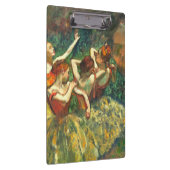 4人のダンサーEdgar Degas クリップボード (右)