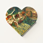 4人のダンサーEdgar Degas ノートブック (裏面)