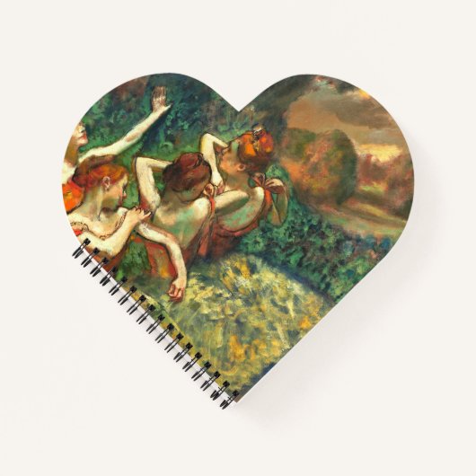 4人のダンサーEdgar Degas ノートブック (正面)