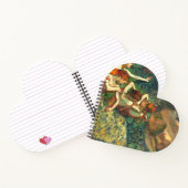 4人のダンサーEdgar Degas ノートブック (内部)