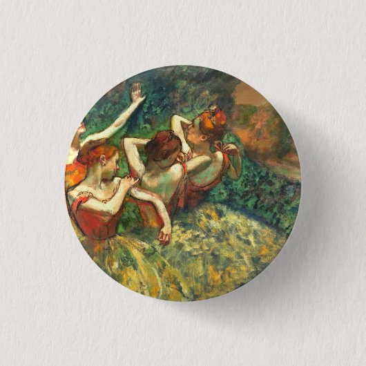 4人のダンサーEdgar Degas 缶バッジ (正面)