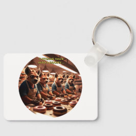 4人のハイエナがベーカリーに… キーホルダー