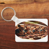 4人のハイエナがベーカリーに… キーホルダー (裏面)