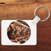 4人のハイエナがベーカリーに… キーホルダー (正面)