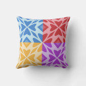 4人のハートが10年にカラフル会う クッション (裏面)