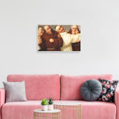 4人の僧侶、c.1884 by Claudio Rinaldi キャンバスプリント (インサイチュ (リビング))