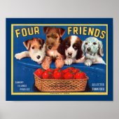 4人の友人 ポスター (正面)