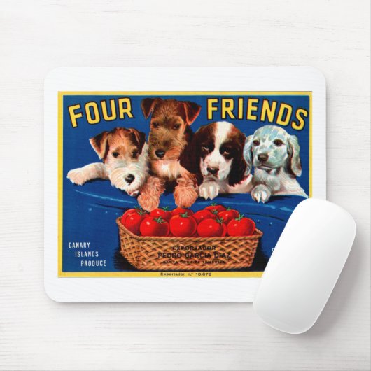 4人の友人 マウスパッド (マウス)