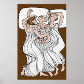 4人の女の子 ポスター (正面)