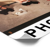 4人の女性がトイレに座っている ポスター (角)