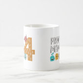 4人の子の自慢のママ コーヒーマグカップ (中央)