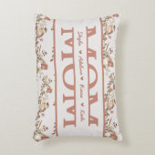 4人の子供とMOM名マザーズ・デイ アクセントクッション (正面(垂直))