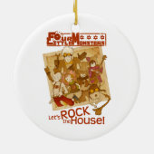 4人の小さいモンスターは-会場をどよめかせよう セラミックオーナメント (裏面)