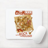 4人の小さいモンスターは-会場をどよめかせよう マウスパッド (マウス)