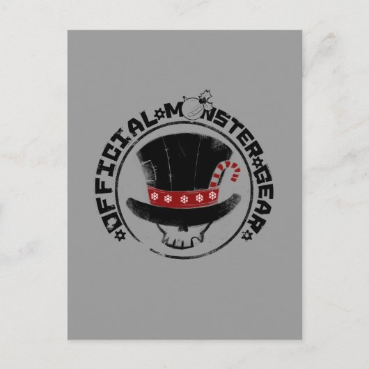 4人の小さいモンスター-アンディーの休日のロゴ シーズンポストカード (正面)