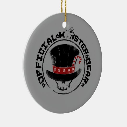 4人の小さいモンスター-アンディーの休日のロゴ セラミックオーナメント (右)