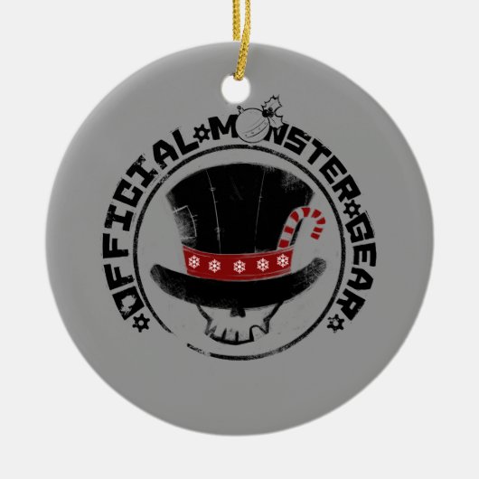 4人の小さいモンスター-アンディーの休日のロゴ セラミックオーナメント (正面)