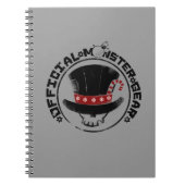 4人の小さいモンスター-アンディーの休日のロゴ ノートブック (正面)