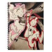 4人の小さいモンスター-グループ ノートブック (正面)