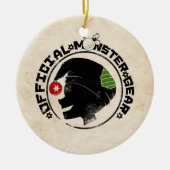 4人の小さいモンスター-ナイジェルの休日のロゴ2 セラミックオーナメント (正面)