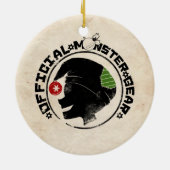 4人の小さいモンスター-ナイジェルの休日のロゴ2 セラミックオーナメント (裏面)