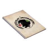 4人の小さいモンスター-ナイジェルの休日のロゴ2 ノートブック (右側)