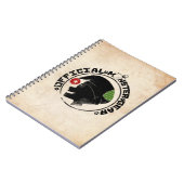 4人の小さいモンスター-ナイジェルの休日のロゴ2 ノートブック (左側)