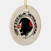 4人の小さいモンスター-ナイジェルの休日のロゴ セラミックオーナメント (右)