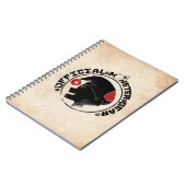 4人の小さいモンスター-ナイジェルの休日のロゴ ノートブック (左側)