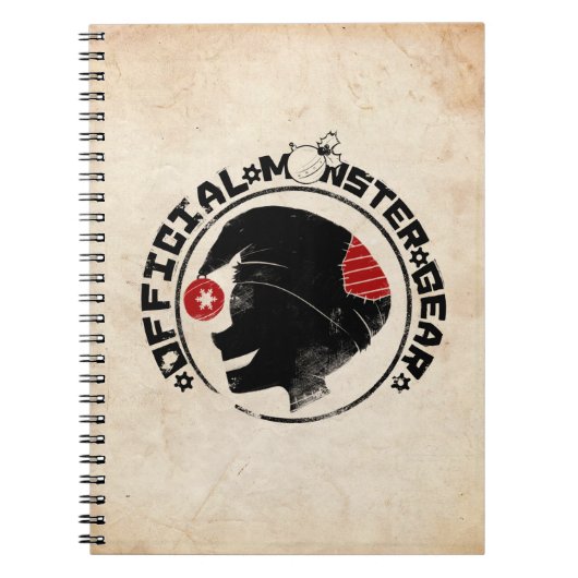 4人の小さいモンスター-ナイジェルの休日のロゴ ノートブック (正面)