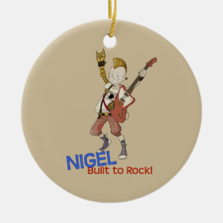 4人の小さいモンスター-ナイジェル セラミックオーナメント