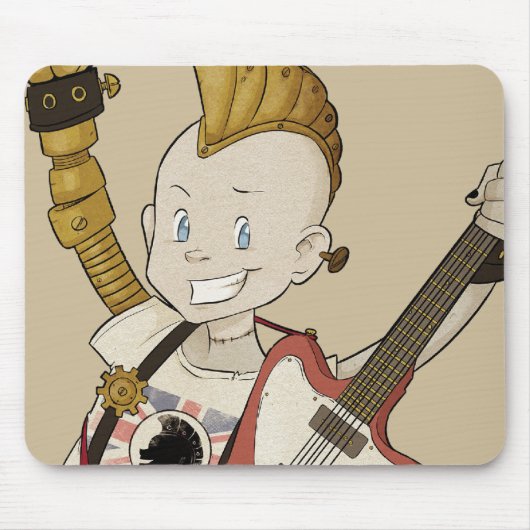 4人の小さいモンスター-ナイジェル マウスパッド (正面)