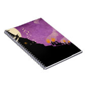 4人の小さいモンスター-ハロウィン夜 ノートブック (右側)