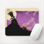 4人の小さいモンスター-ハロウィン夜 マウスパッド (マウス)