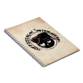 4人の小さいモンスター-ミハエル休日のロゴ ノートブック (右側)