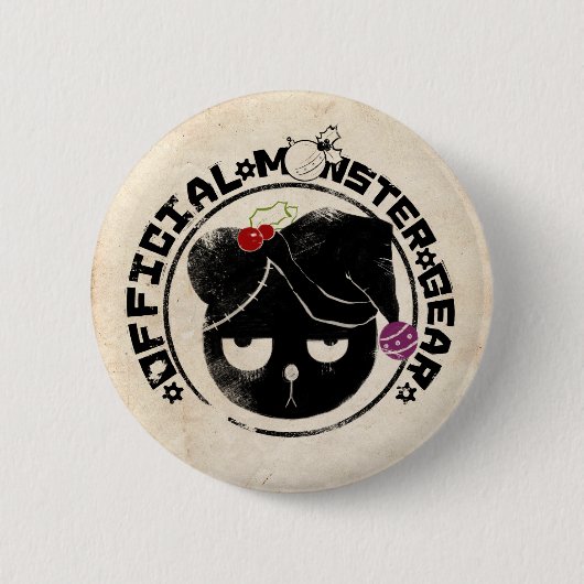 4人の小さいモンスター-ミハエル休日のロゴ 缶バッジ (正面)